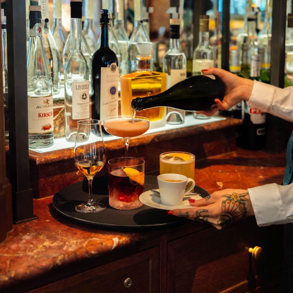 2025 Baur's Drinks Bellini Whisky in nosing Edigroni Whisky Sour Espresso 1